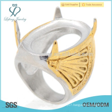 Indonesia style laser cut wedding rings for men promise her